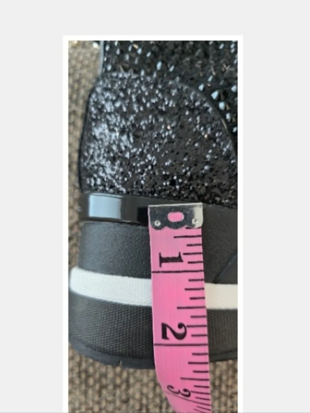 Michael Kors Black Crystal-Knit Skyler Bootie, Size 10